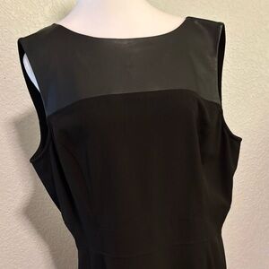 American Living Black Sleeveless Midi Dress